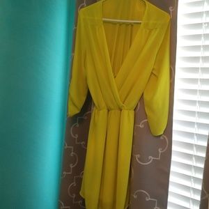 Vibrant Lime Green Dress